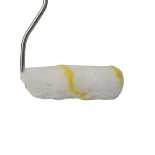 4 IN / EIFFEL Kuas Busa Roll Cat Tembok Kayu Besi Kecil + Gagang Set