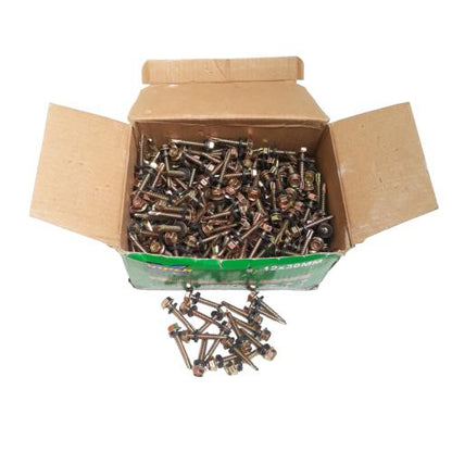 #12 x 30 MM / VIPER Roofing Baut Sekrup Atap Baja Ringan Kuning Dus