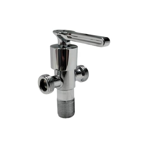 1/2 IN / FAUCET 3001 - 2 Stop Kran Air Cabang Tee Shower Kloset Stainless
