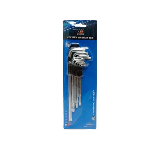 T 10 - T 50 / YSK Kunci L Bintang Torx Key Pendek 9 Pcs Set