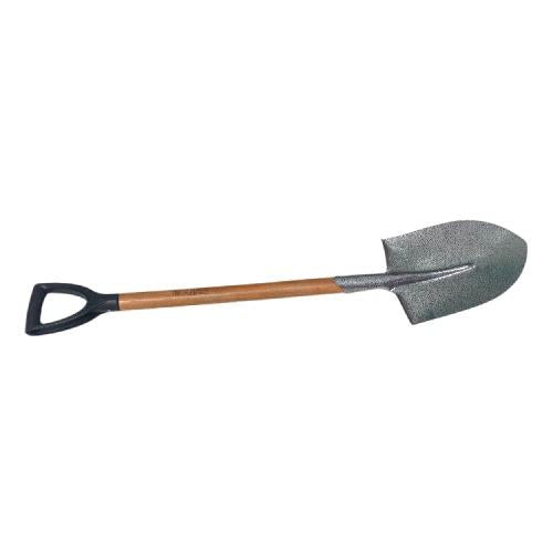 ANATA Sekop Pasir Tanah Kebun Taman Proyek Plat Baja Gagang Kayu