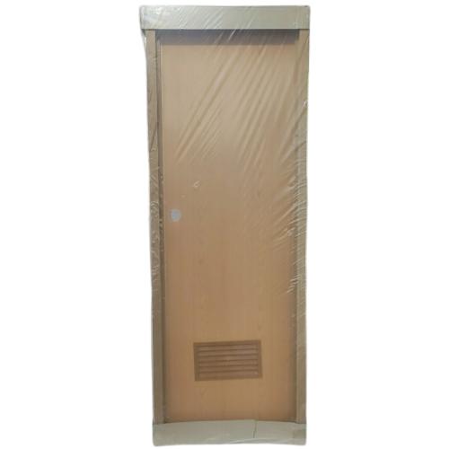 9.4 CM x 70 CM x 194 CM / TM Pintu Kamar Mandi PVC Kayu Coklat Set