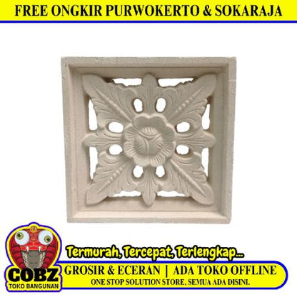 30 CM x 30 CM / BN MTF 01 Rooster Pasir Putih 1 Sisi Biji