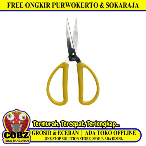 8 IN / HASSTON 1350-014 Gunting Kodok Bahan Kain Kulit Seng Alloy Steel Scissors
