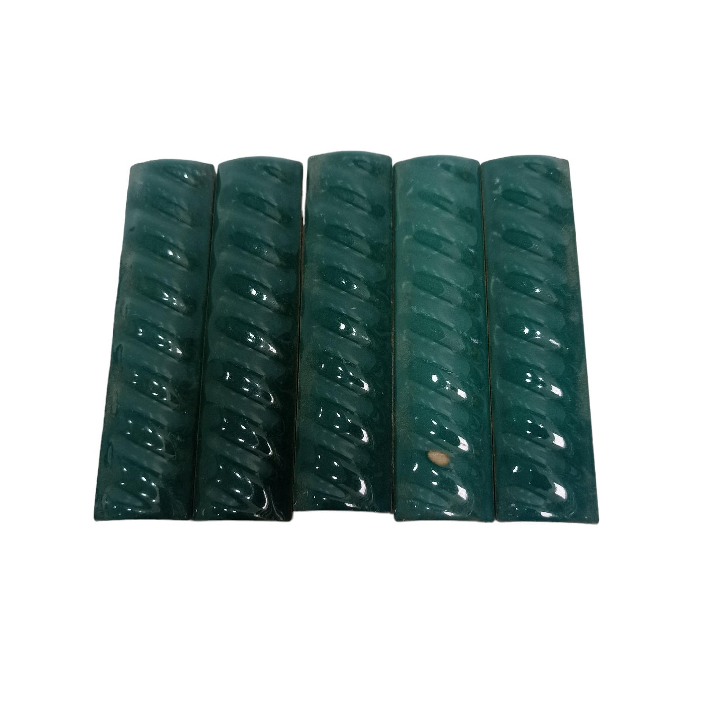 10 CM / COBZ Kuku Macan Bon Bon Lis Keramik Ulir Lurus Hijau Lembar