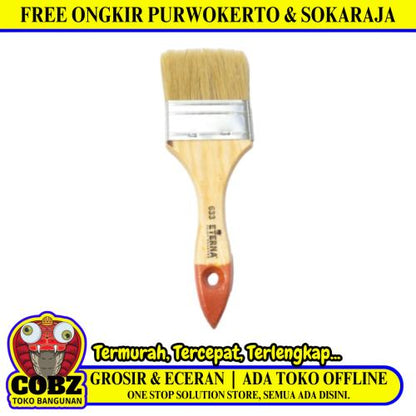21/2 IN / ETERNA 633 Kuas Cat Tembok Kayu Besi Air Acyrlic Paint Brush