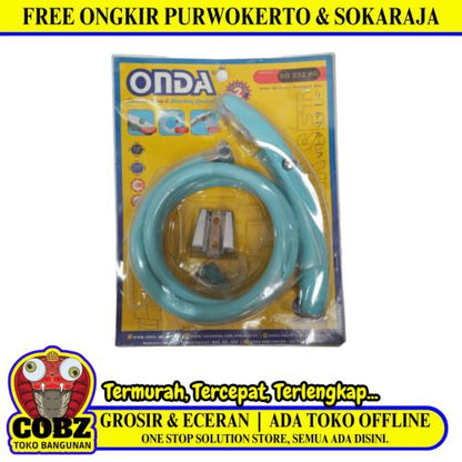 1/2 IN x 150 CM / ONDA SO 232 PG Hand Shower Tangan Kamar Mandi Set
