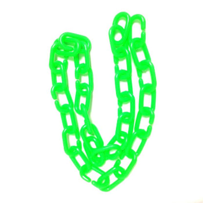 1/4 IN / TM Rantai Plastik PVC Talang Motor Anjing 6 MM Hijau Meter