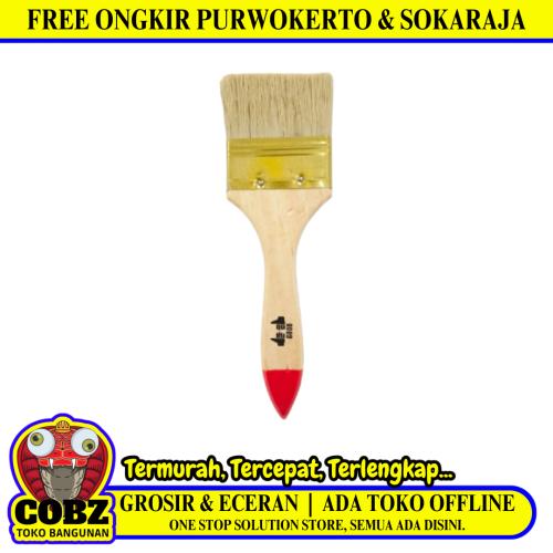 2 1/2 IN / GOOD Kuas Cat Tembok Kayu Besi Air Acyrlic Paint Brush