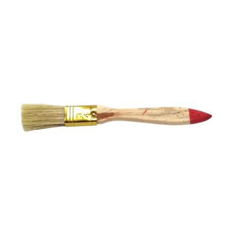3/4 IN / WANLY Kuas Cat Tembok Kayu Besi Air Acrylic Paint Brush
