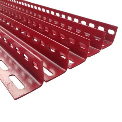 4 CM x 4 CM / TM Siku L Lubang Besi Merah Solid Tebal Batang