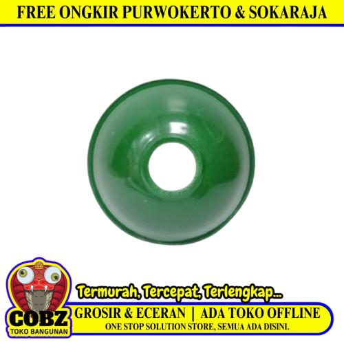 D 8 CM / COSCO Kap Lampu Taman Jalan Gantung Tudung Bulat Hijau