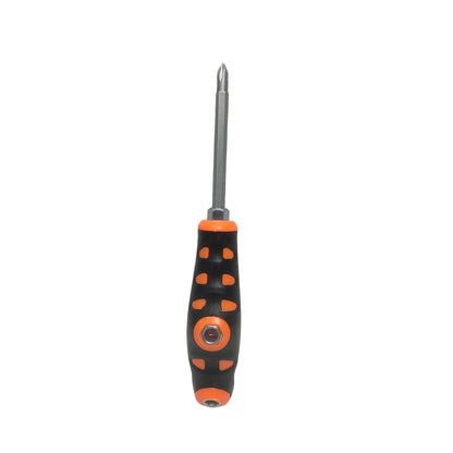 4 IN / GOMEO Obeng Screwdriver Two Way Bolak Balik Plus Minus 2 In1 Gagang Karet