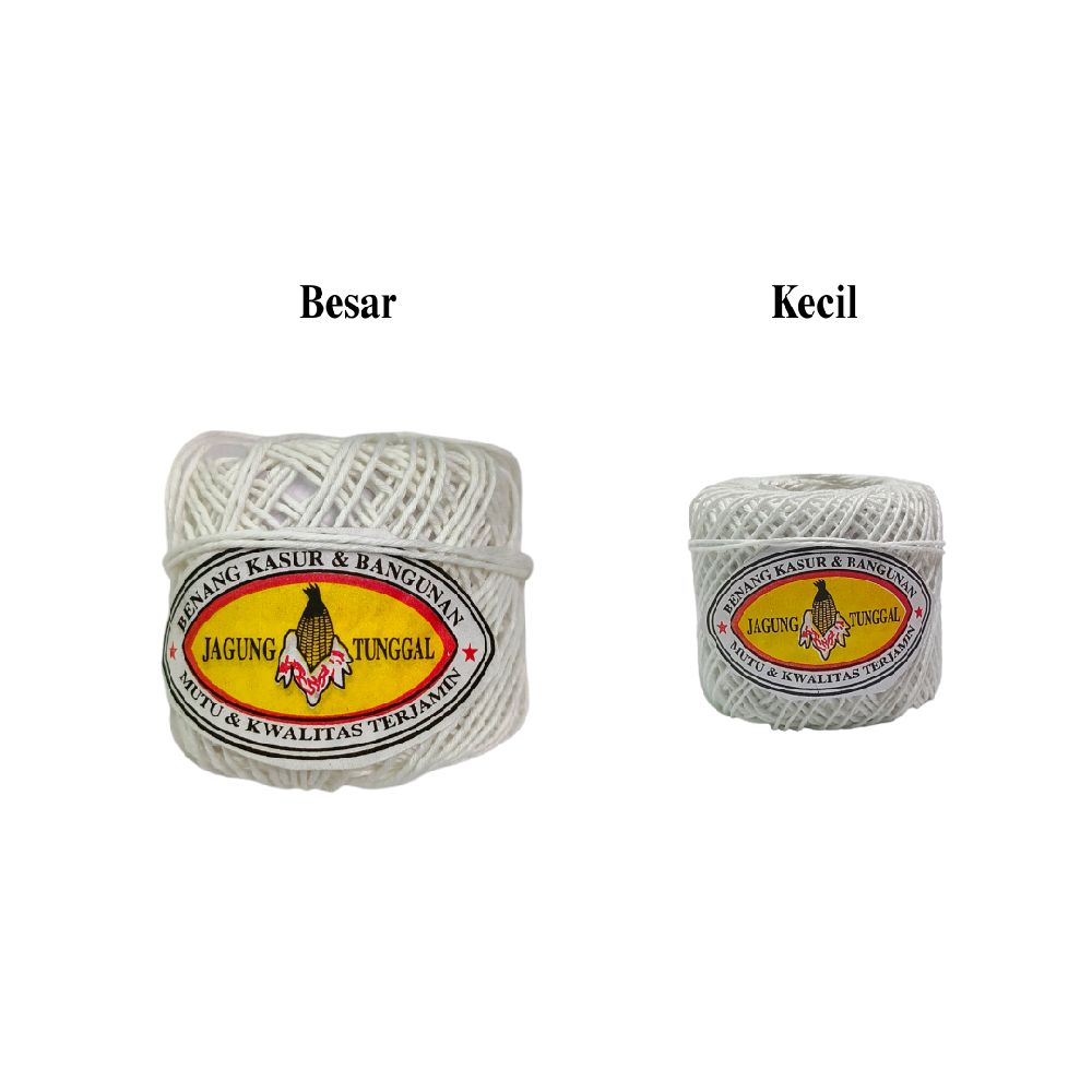 TM Benang Kasur Rami Jahit Bol Tukang Bangunan Putih Roll