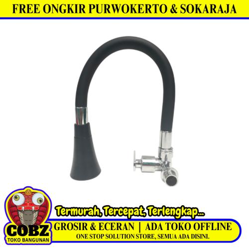 1/2 IN COBZ Kran Angsa Fleksibel Sink BCP Tembok Stainless