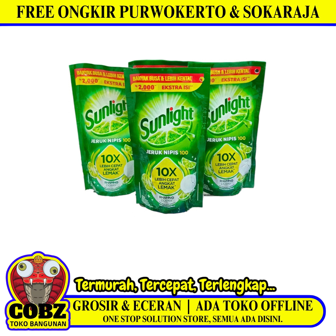 100 G / SUNLIGHT JERUK NIPIS Carian Pembersih Sabun Cuci Piring Dishwashing Liquid