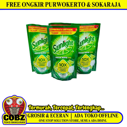 100 G / SUNLIGHT JERUK NIPIS Carian Pembersih Sabun Cuci Piring Dishwashing Liquid