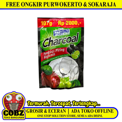 107 G / MAMA LIME CHARCOAL Carian Pembersih Sabun Cuci Piring Dishwashing Liquid