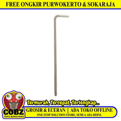 2.5 MM / TM Kunci L Hexagon Wrench Screw Panjang Per Pcs