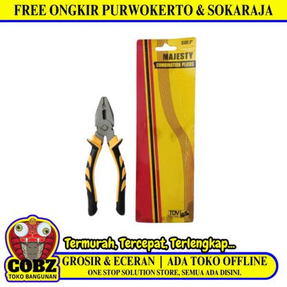 7 IN / MAJESTY Tang Kombinasi Kawat Kabel Combination Pliers