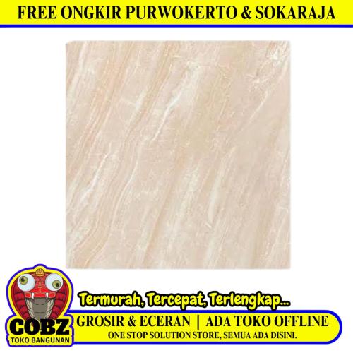 40 CM x 40 CM / ACCURA SAIGON Keramik Lantai Glossy Beige Dus