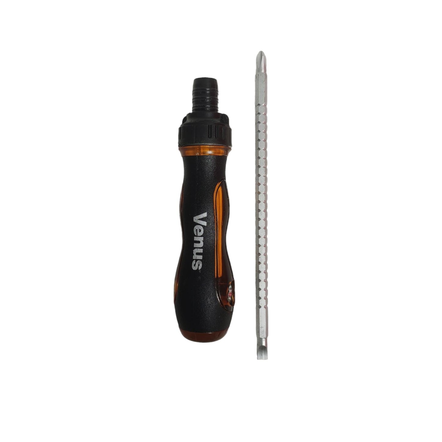 3 IN - 6 IN / VENUS Obeng Screwdriver Two Way Bolak Balik Plus Minus 2 In 1 Gagang Karet