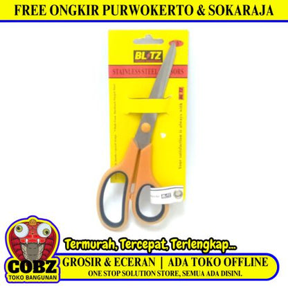 8 1/2 IN/ BLITZ Gunting Kertas Kantor Stationary Office Paper Scissors