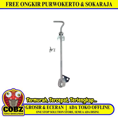 7 1/2 IN / YSK Hak Angin Cantol Penahan Jendela Window Hook Stainless