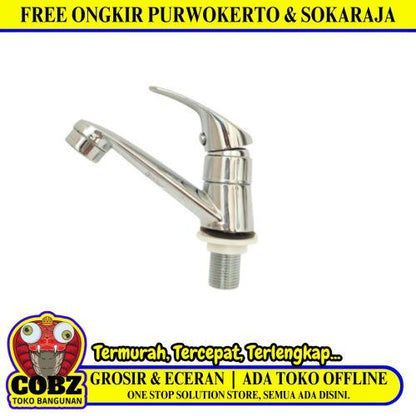 1/2 IN / NM Kran Air Sink Wastafel Bak Cuci Piring Stainless