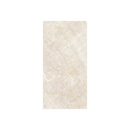 25 CM x 50 CM / PLATINUM CARMEN Keramik Dinding Glossy Brown Dus