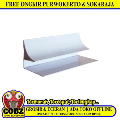 3.5 CM x 4 M / SHUNDA PLAFON LS.309 List Profil U Plafon U PVC Batang