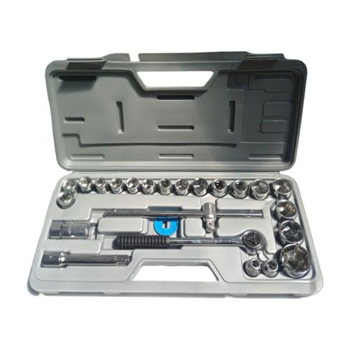 8 MM - 32 MM / HDT Mata Kunci Sok Shock Socket Wrench 25 Pcs Set