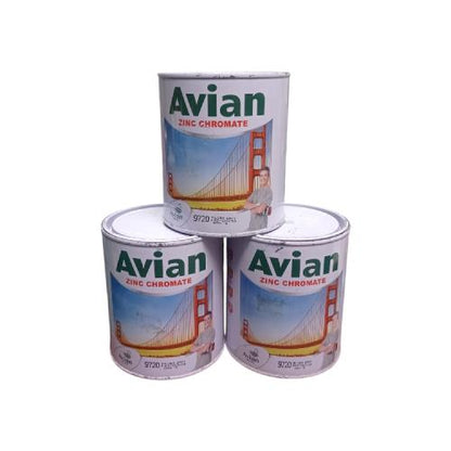 1 KG / AVIAN Dasar Meni Besi Anti Karat Zinc Chromate Primer Kaleng
