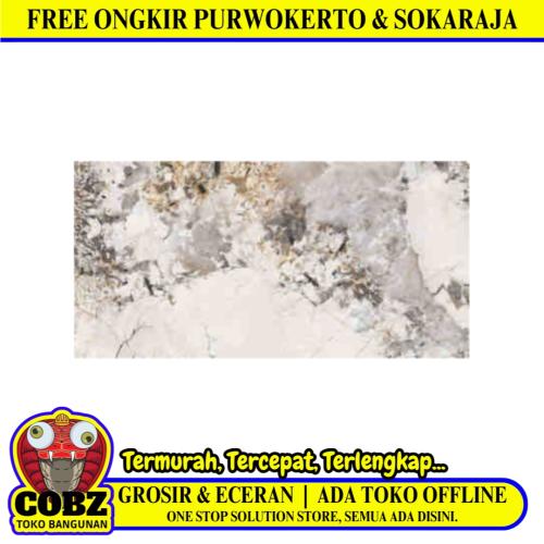 90 CM x 180 CM / SERENITY TORONTO GOLD Granit Lantai Rumah Glossy Dus