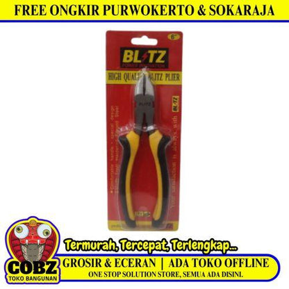 6 IN / BLITZ Tang Potong Kawat Kabel Diagonal Cutting Pliers