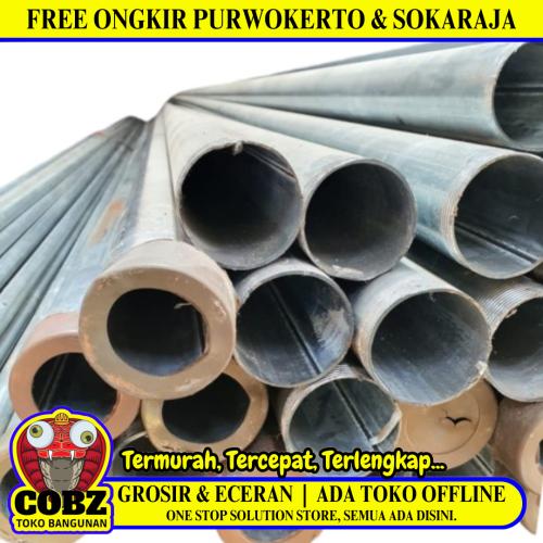 1 IN x 6 M / TM STR Chrome Pipa Pralon Paralon Besi Batang