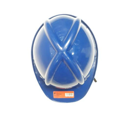 IDEKU Helm Proyek Tukang Safety Pelindung Keselamatan Kepala Biru