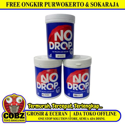1 KG / NO DROP Cat Pelapis Anti Bocor Waterproofing Paint Galon
