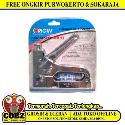 4 MM - 14 MM / ORIGIN OTM 11 Guntacker Stapler Staples Hekter Tembak