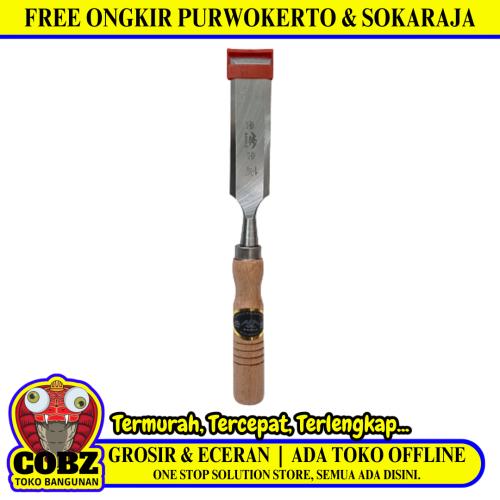 1 1/4 IN / EAGLE Tatah Alat Pahat Ukir Bobok Kayu Gagang Kayu