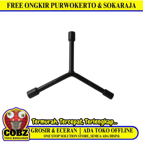 8 MM x 9 MM x 10 MM / VENUS Kunci Sok Shock Socket Y Wrench 3 Cabang