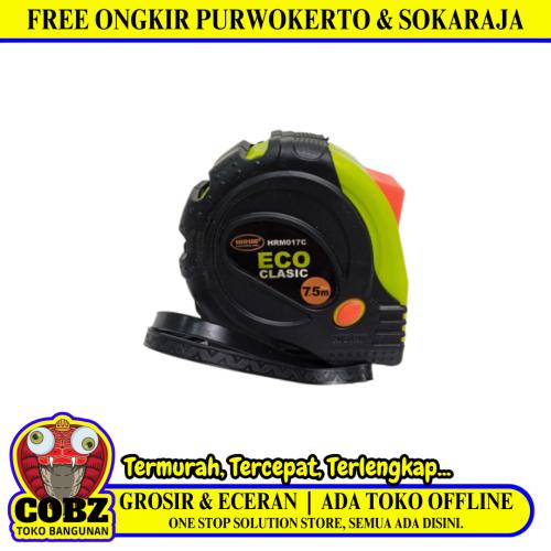 7.5 M / HIOSHI ECO CLASIC Meteran Alat Ukur Tukang Bangunan Measuring Tape