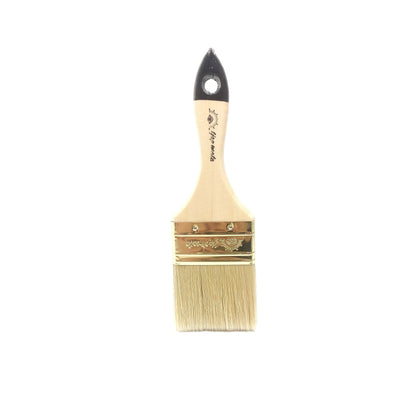 2 1/2 IN / TJAP MATA Kuas Cat Kayu Besi Air Acrylic Paint Brush