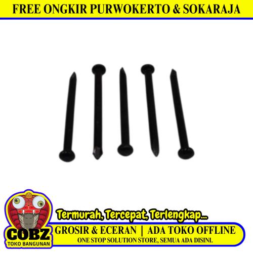 40 MM / TM Paku Beton Tembok Dinding Hitam Ecer Biji