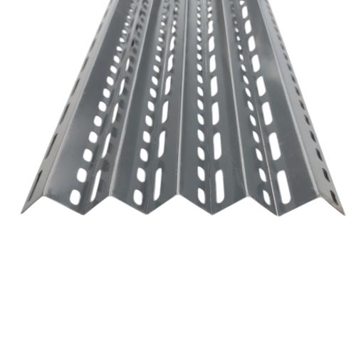 4 CM x 4 CM / TM Siku L Lubang Besi Abu Abu Solid Standard Batang