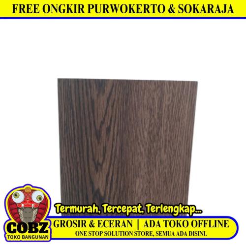 1 MM x 15.2 CM x 91.4 CM / COBZ M11 Vinyl Lantai Lem Sticker Coklat Lembar