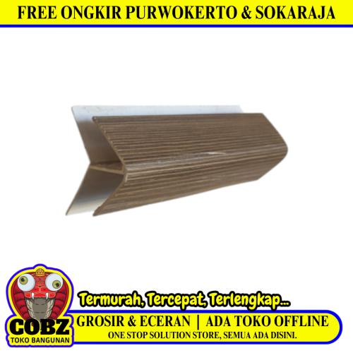 3 CM x 4 CM x 4 M / SHUNDA PLAFON LS-305-5 List Profil H Sudut Plafon U PVC Batang