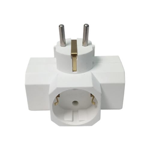 3 LUBANG / T ARDE BROCO Steker Stop Kontak Colokan Serbaguna 3 in 1