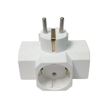 3 LUBANG / T ARDE BROCO Steker Stop Kontak Colokan Serbaguna 3 in 1