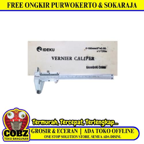 150 MM / IDEKU Penggaris Sigmat Zigmat 1 Alat Ukur Ketebalan Pcs